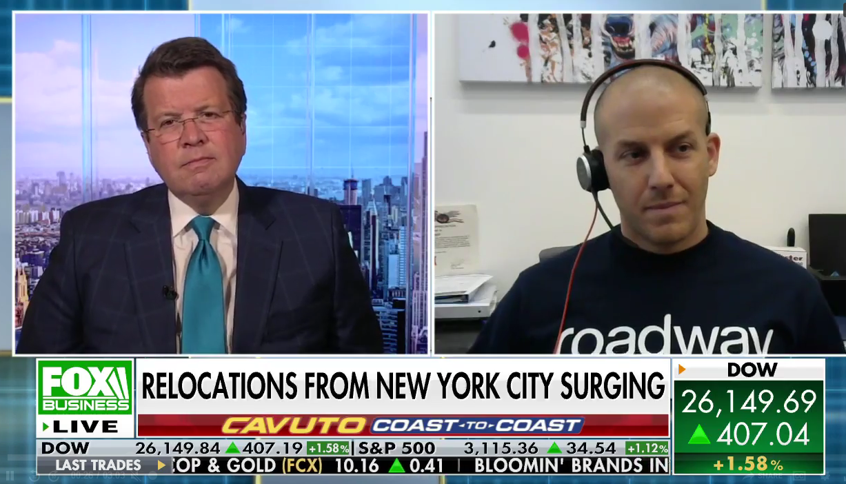 Coronavirus Causes Big Movement' out of NYC