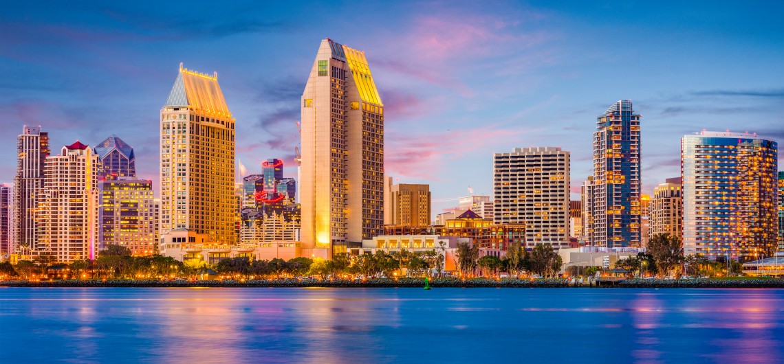 San Diego, California, USA Skyline